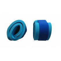 Nadlehčovací rukávky na aquaerobic (pár)-modrý zip 550x120x15