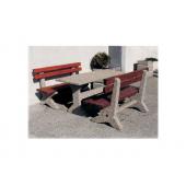 Zahradní posezení - 2 lavičky a stůl